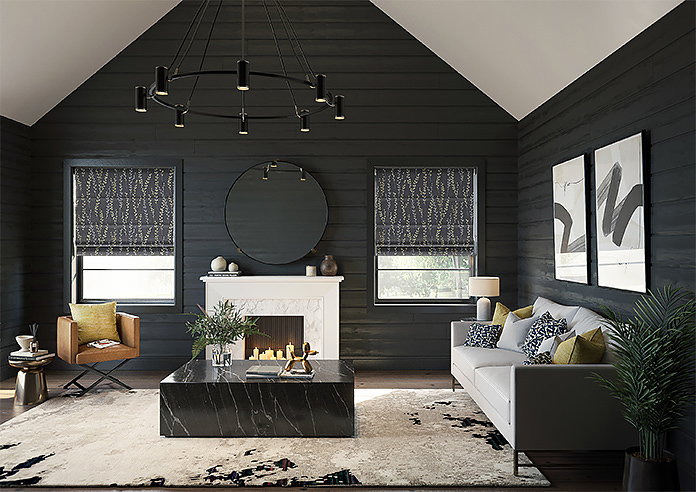 Willow Field, Onyx - Roman Blind - Image 8